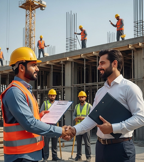 تعهدات البناء والمقاولات في سوريا