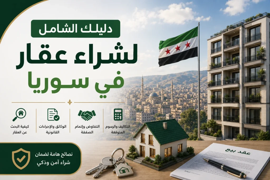 دليل شامل لشراء عقار في سوريا