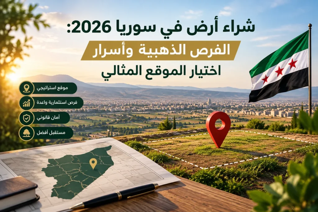 شراء أرض في سوريا